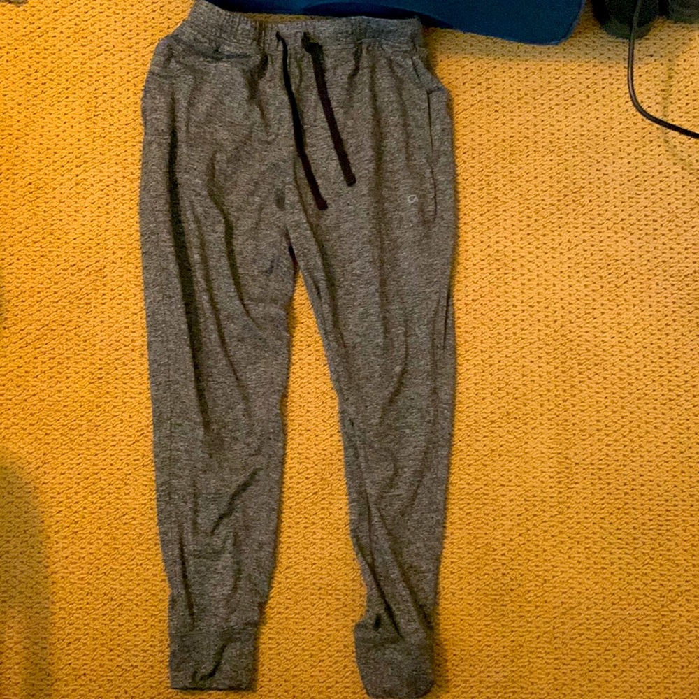Grey pants in small size.
